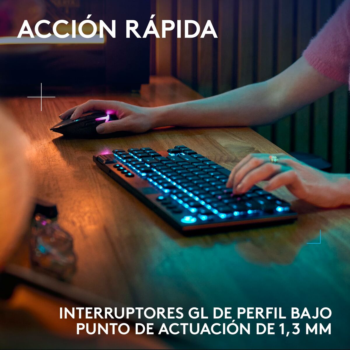 clavier et souris Logitech 920-012723 Noir