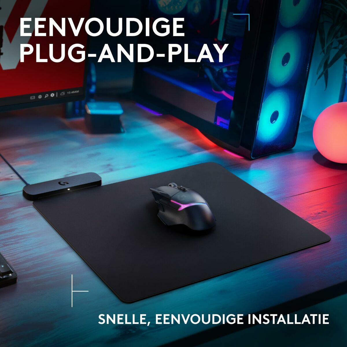 Tapis Antidérapant Logitech Noir
