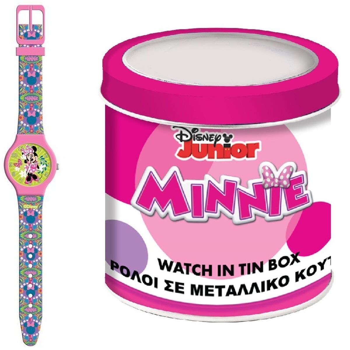 Montre Enfant Minnie Mouse MINNIE  - TIN BOX Ø 33 mm