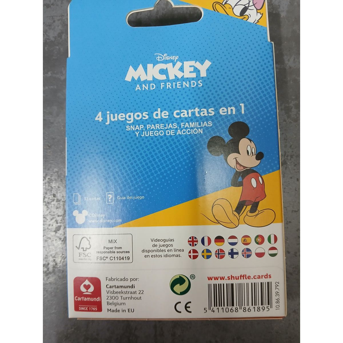 Jeux de cartes Fournier Mickey & Friends