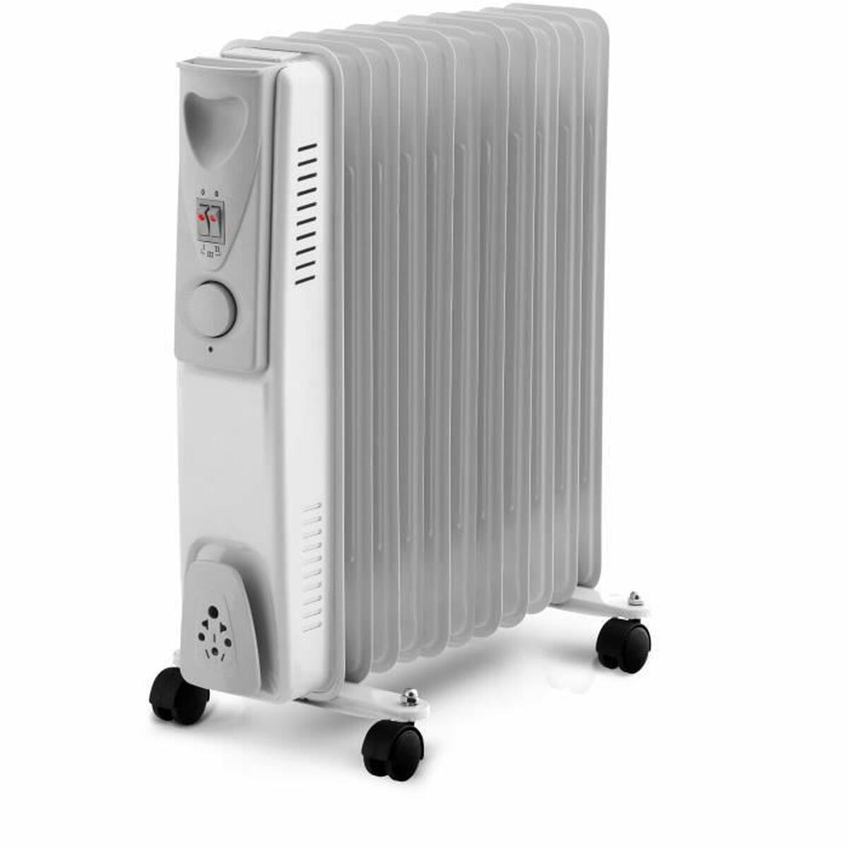 Radiateur à Huile Warm Tech Gris 2500 W