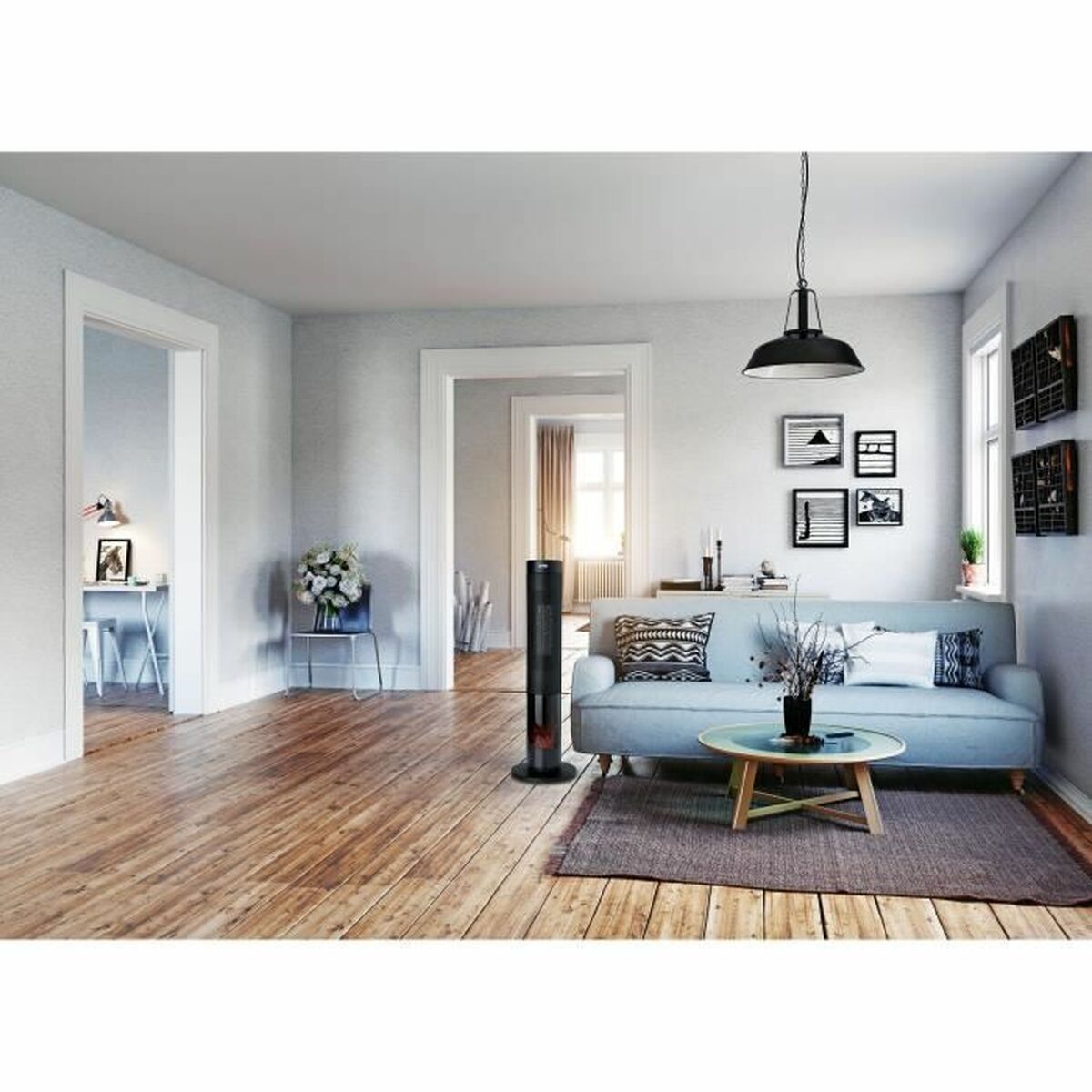 Chauffage Céramique Électrique DOMO DO7345H Noir 2000 W