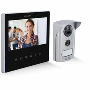 Interphone Vidéo Intelligent Chacon 34864 Noir PVC