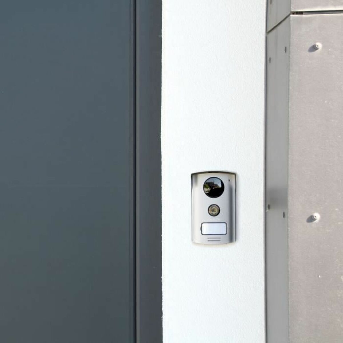 Interphone Vidéo Intelligent Chacon 34864 Noir PVC