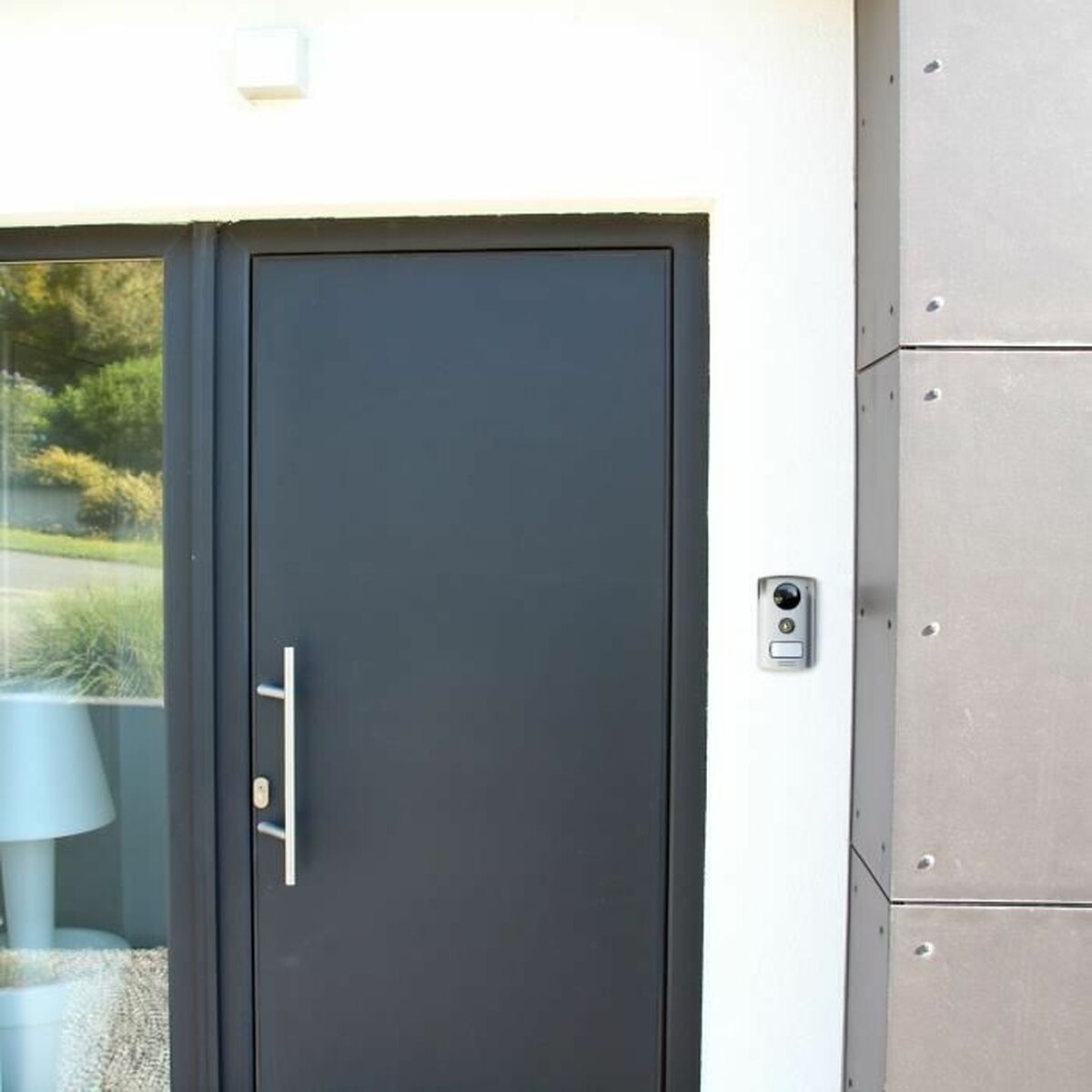 Interphone Vidéo Intelligent Chacon 34864 Noir PVC