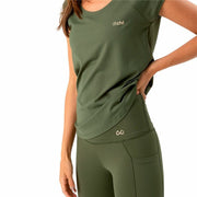 T-shirt à manches courtes femme Ditchil TS1010-428 Olive (XL)