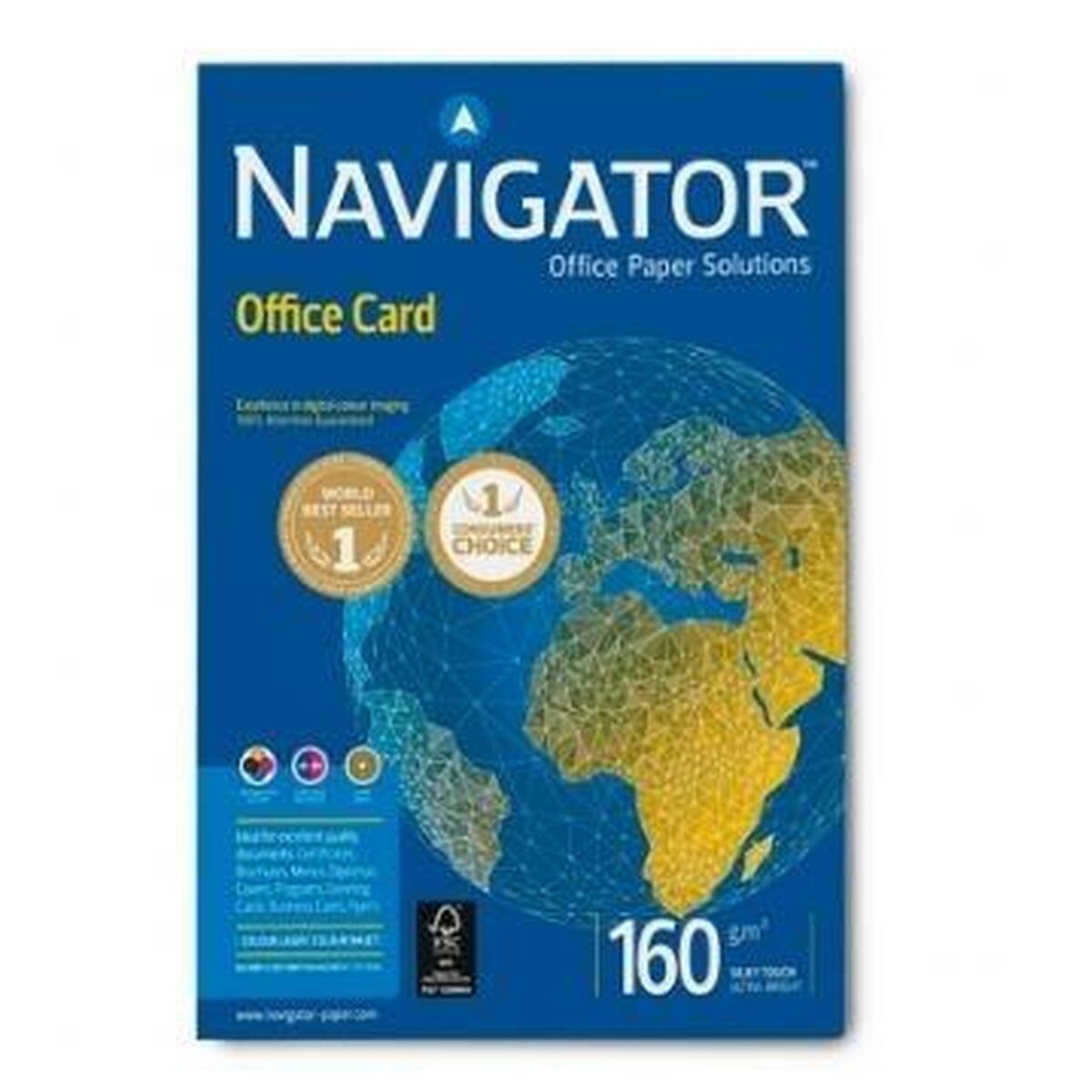 Papier pour imprimante Navigator Office Card Blanc A4 (5 Unités)