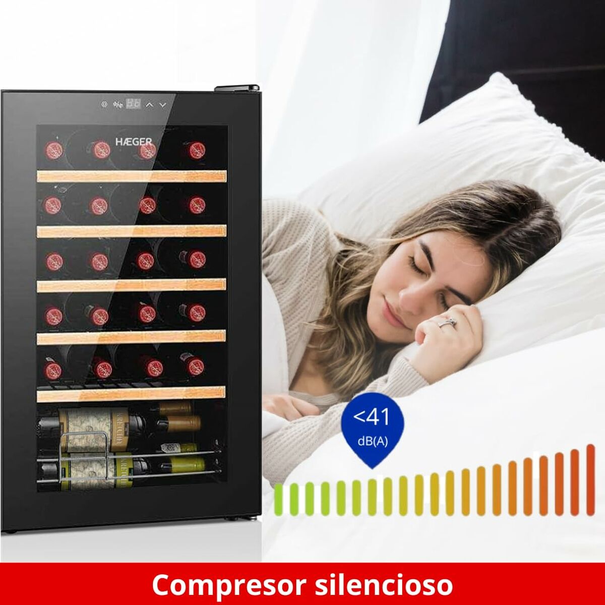 Refroidisseur de Bouteilles Haeger WC-24B.006A