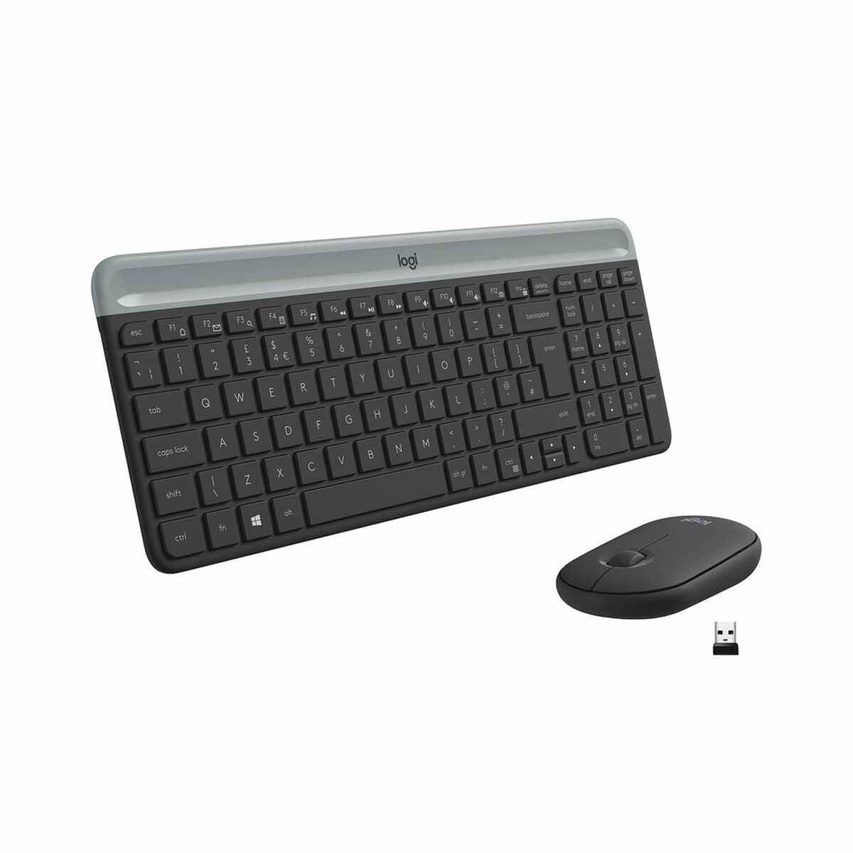 clavier et souris Logitech 920-009198 Noir Espagnol Qwerty