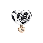 Perle de verre Femme Pandora LOVE YOUR BEST FRIEND HEART
