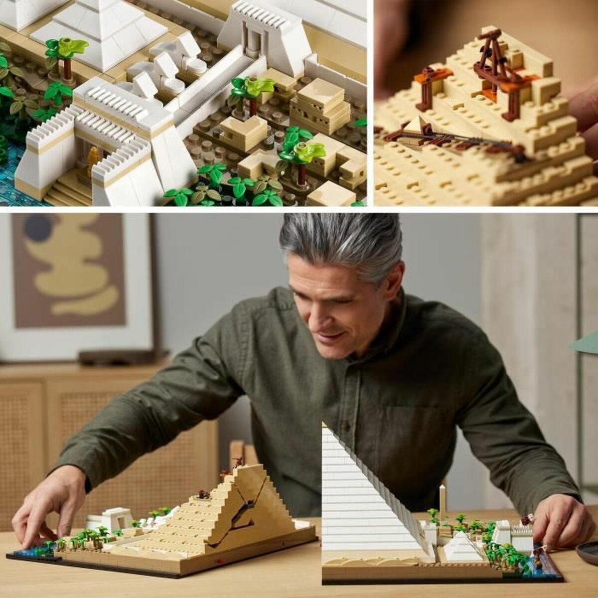Playset   Lego 21058 Architecture The Great Pyramid of Giza         1476 Pièces