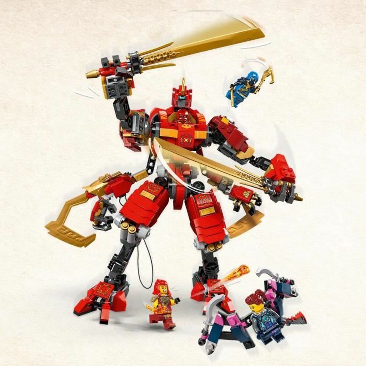Set de construction Lego NINJAGO 71812 Kai's Ninja Climbing Robot Multicouleur