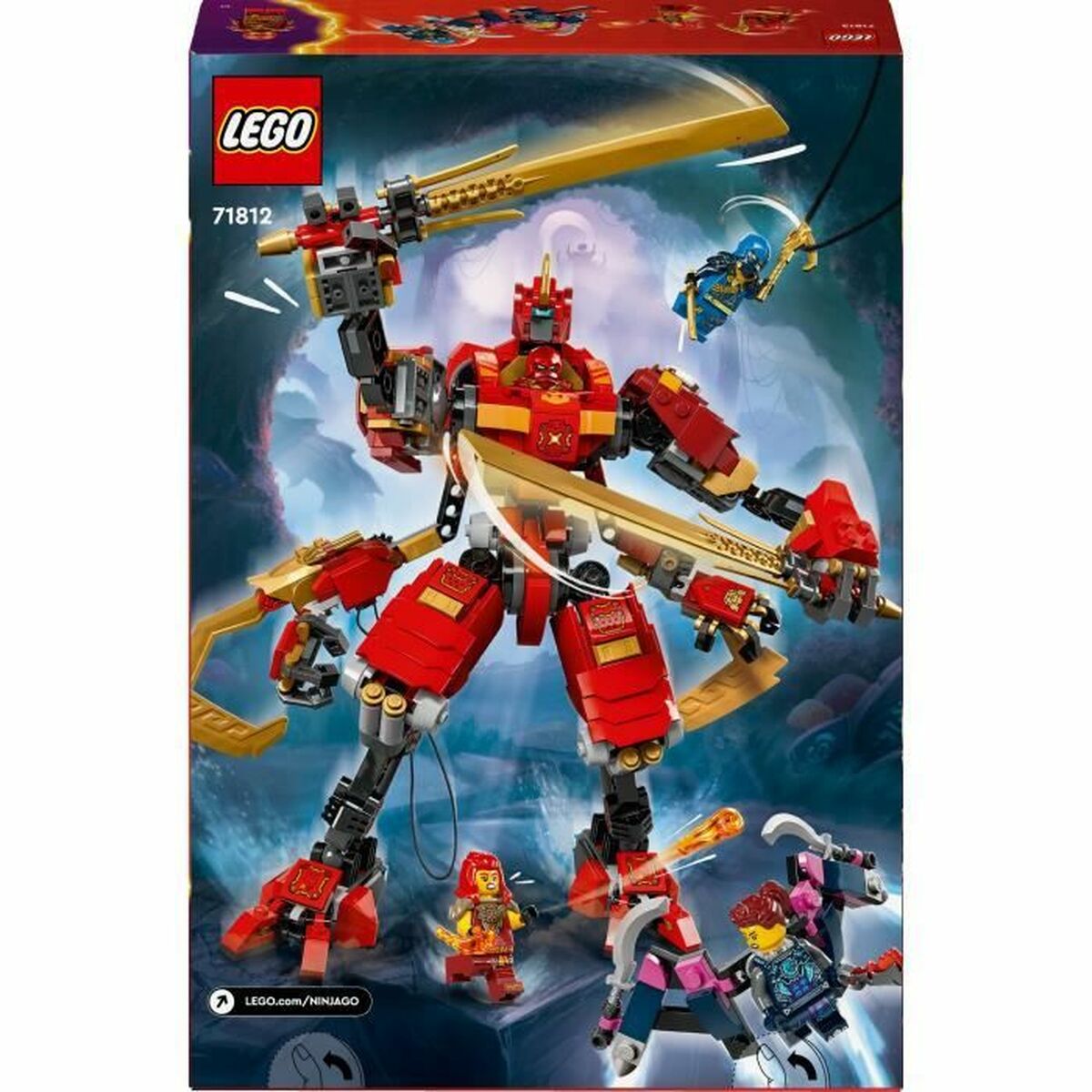 Set de construction Lego NINJAGO 71812 Kai's Ninja Climbing Robot Multicouleur