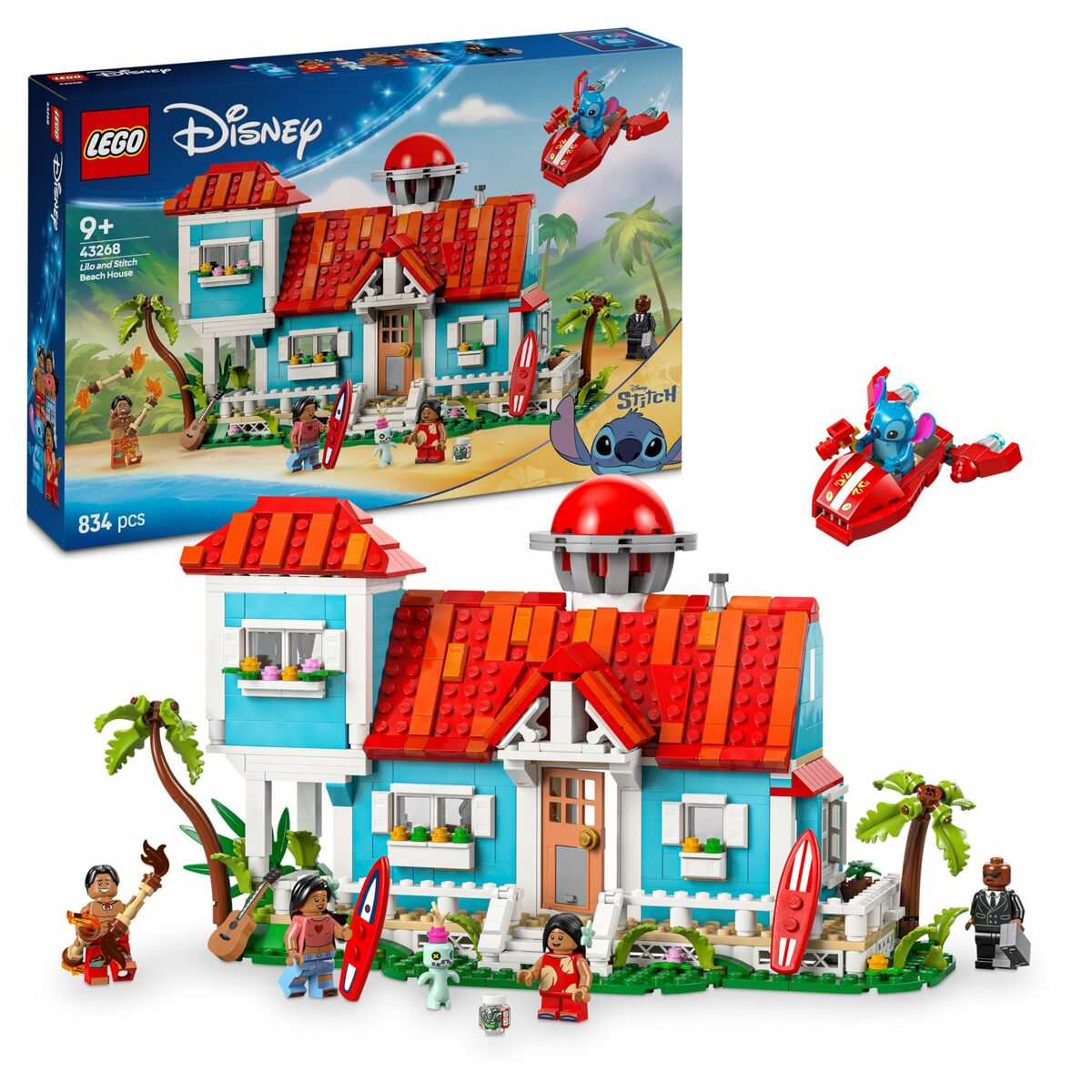 Set de construction Lego Disney Lilo & Stitch 43268 834 Pièces