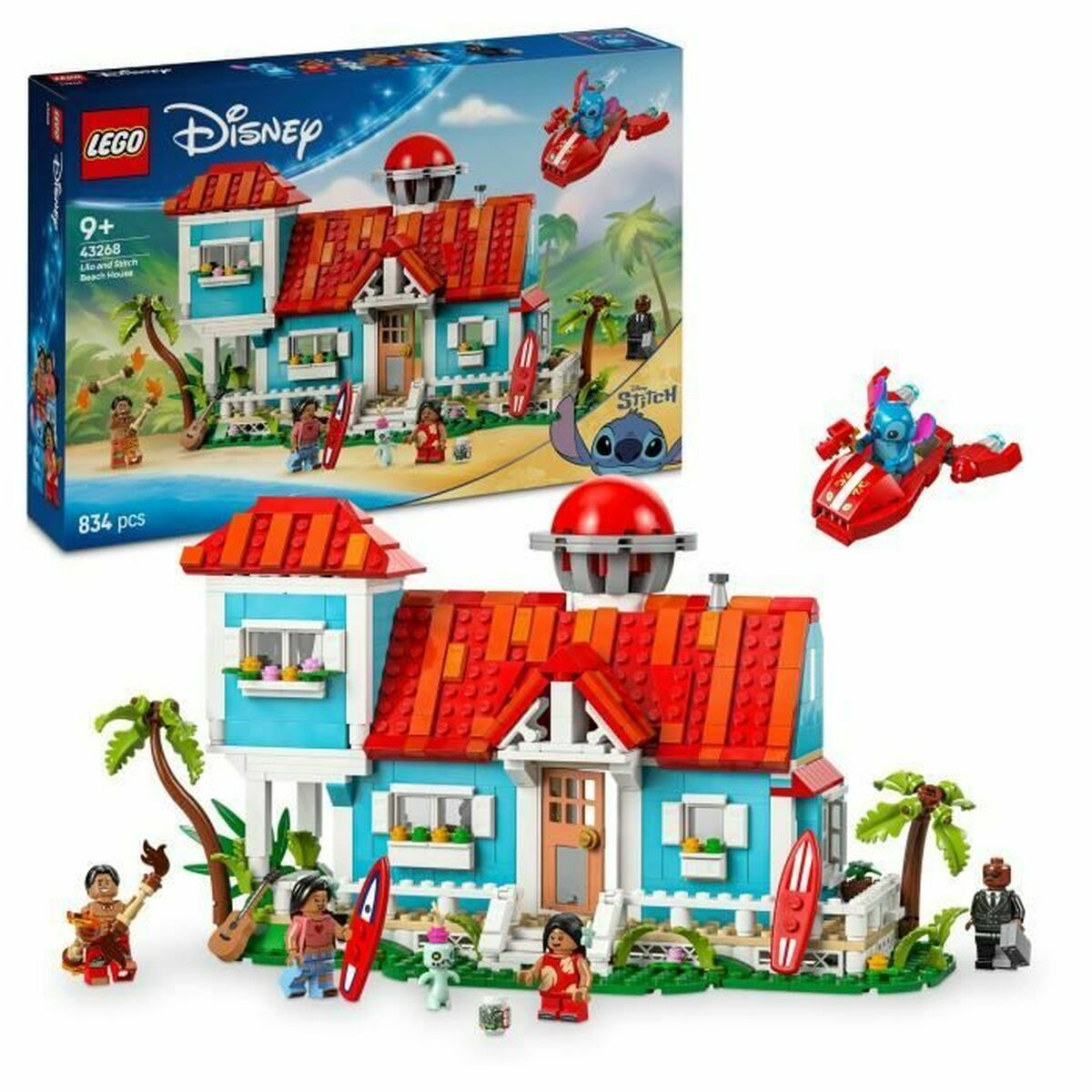 Set de construction Lego Disney Lilo & Stitch 43268 834 Pièces