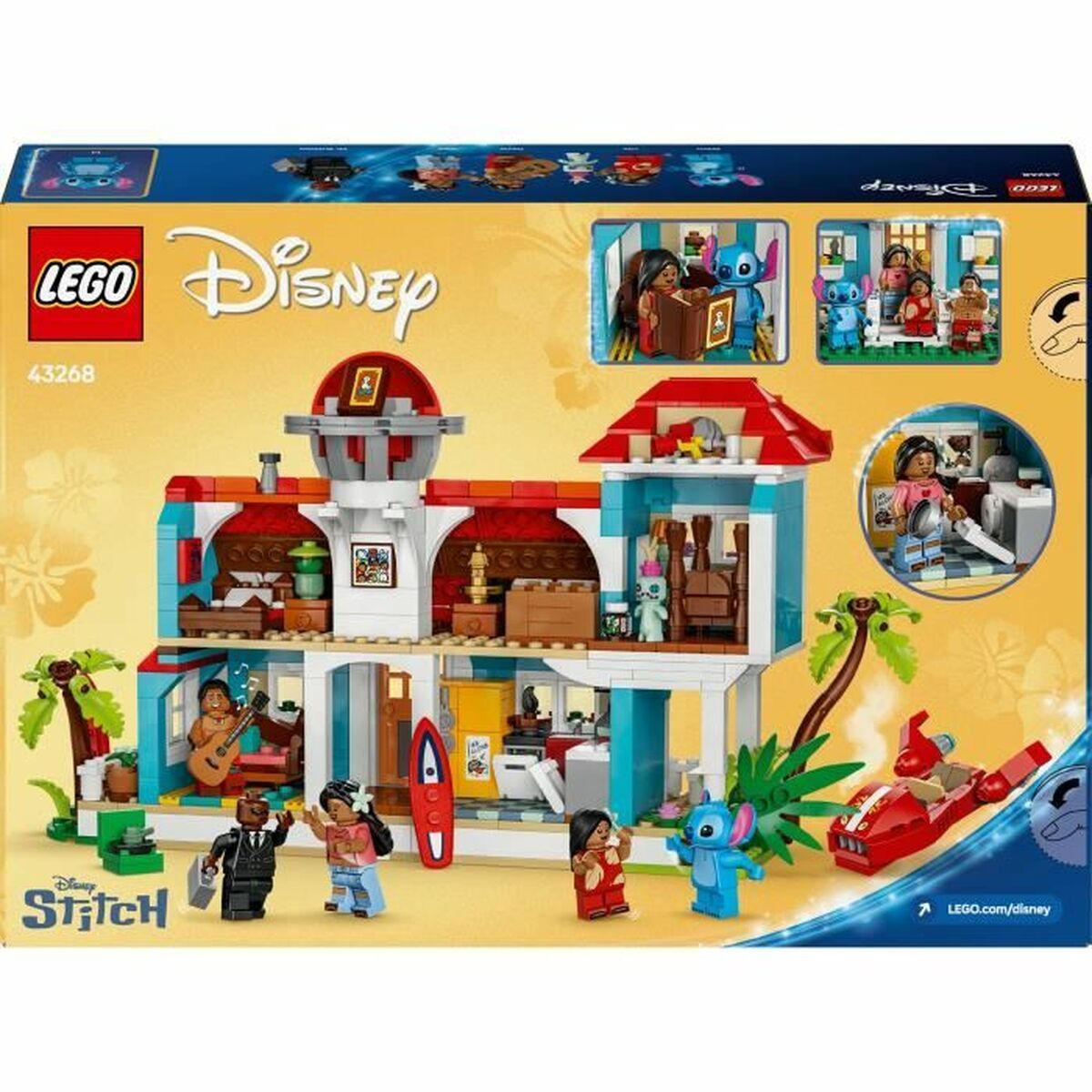 Set de construction Lego Disney Lilo & Stitch 43268 834 Pièces