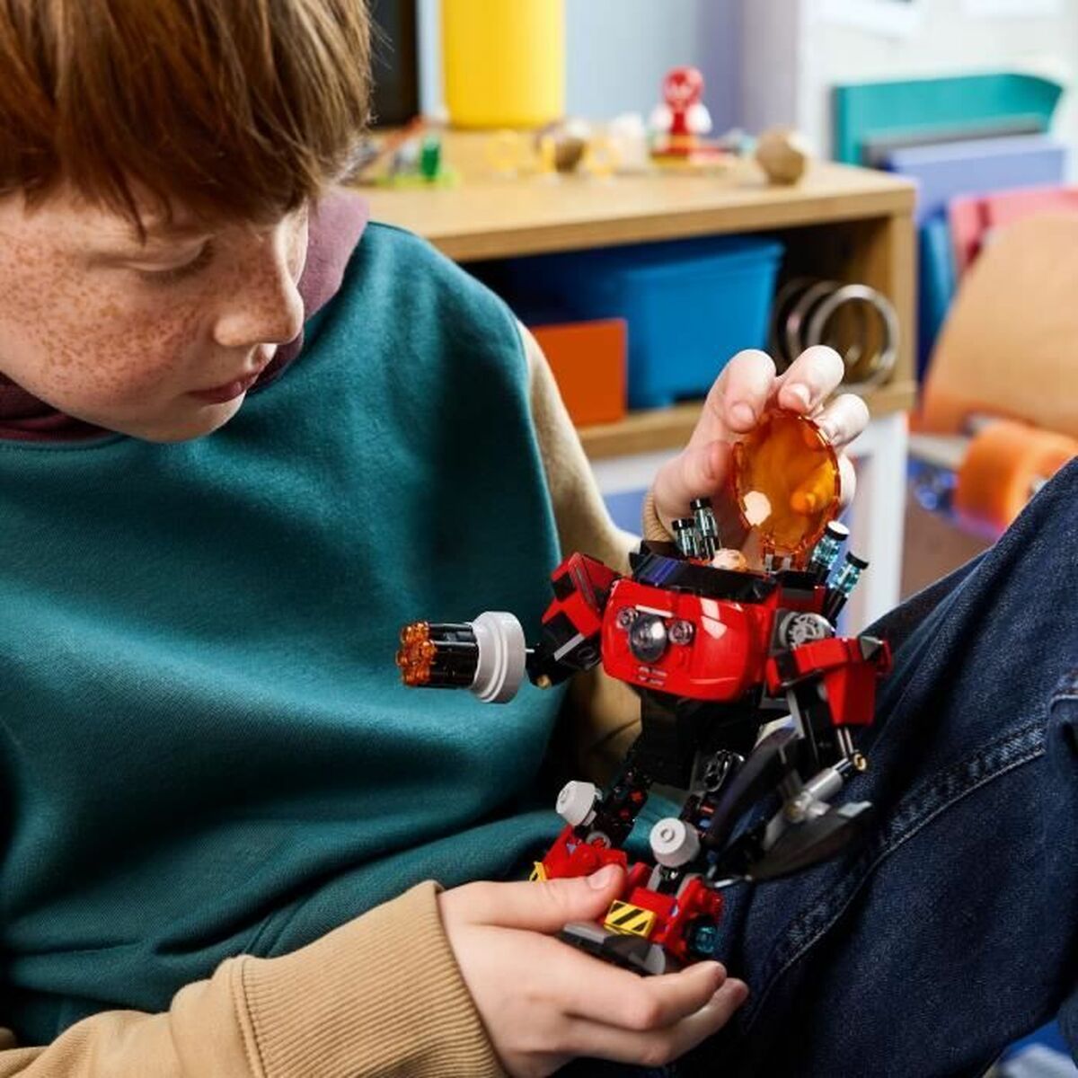 Set de construction Lego 77005 Sonic Knuckles VS Dr. Eggman Egg Crusher Mech 350 Pièces