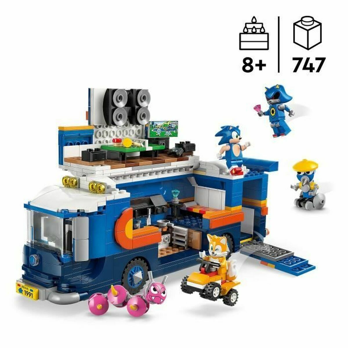 Set de construction Lego 77006 Team Sonic Command Truck 747 Pièces