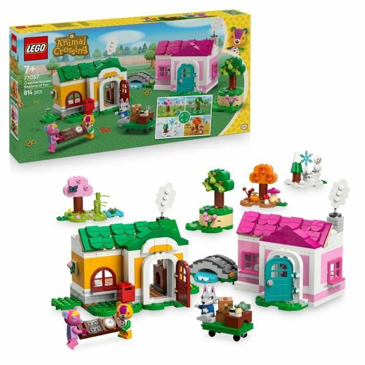 Set de construction Lego 77057 Animal Crossing Seasons 814 Pièces