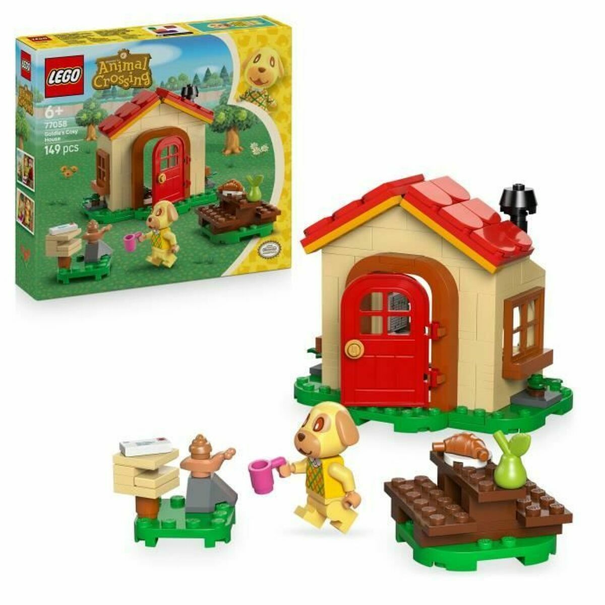 Set de construction Lego 77058 Animal Crossing Tere's cosy home 149 Pièces