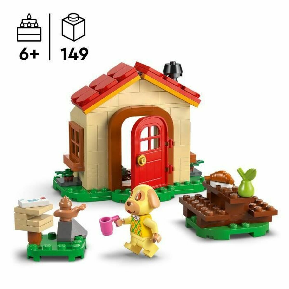Set de construction Lego 77058 Animal Crossing Tere's cosy home 149 Pièces