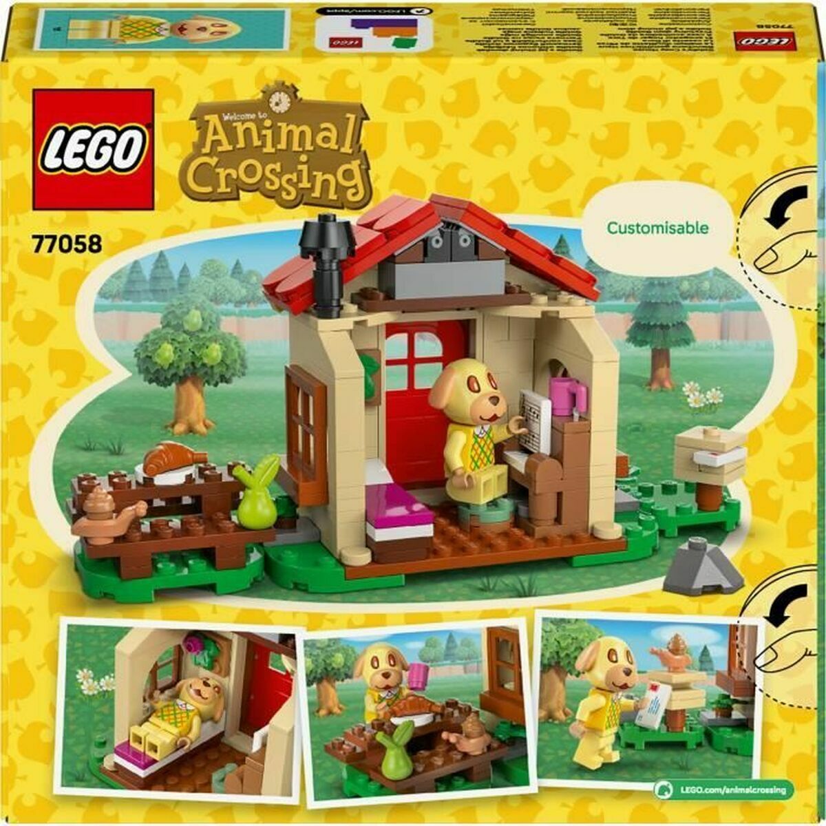 Set de construction Lego 77058 Animal Crossing Tere's cosy home 149 Pièces