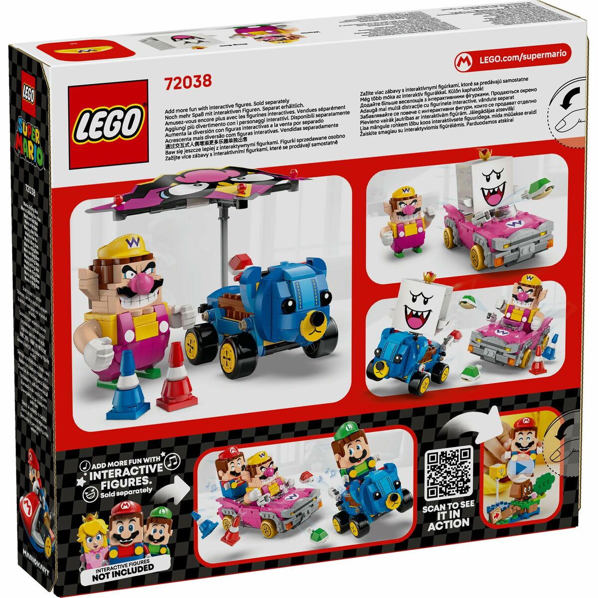 Set de construction Lego 72038 Wario and King Boo 512 Pièces
