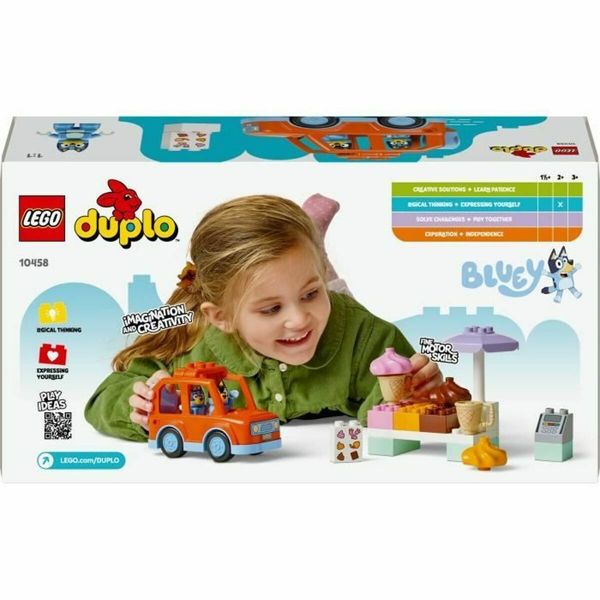 Set de construction Lego Duplo 10458 Ice Cream Trip with Bluey 22 Pièces