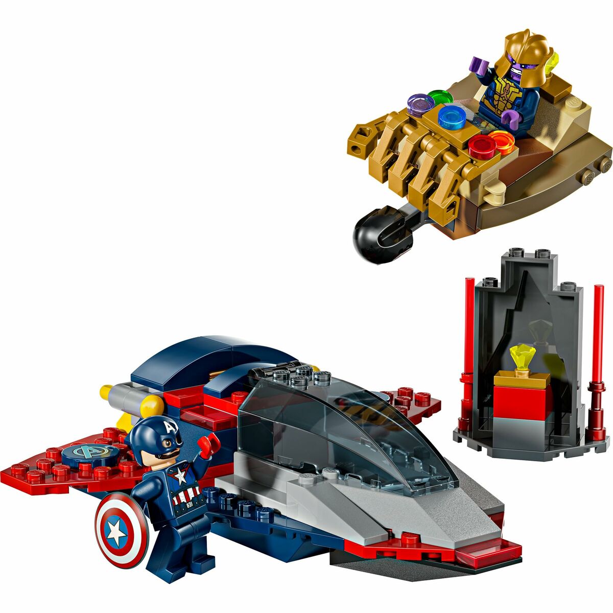 Set de construction Lego 76319 Captain America VS Thanos 107 Pièces