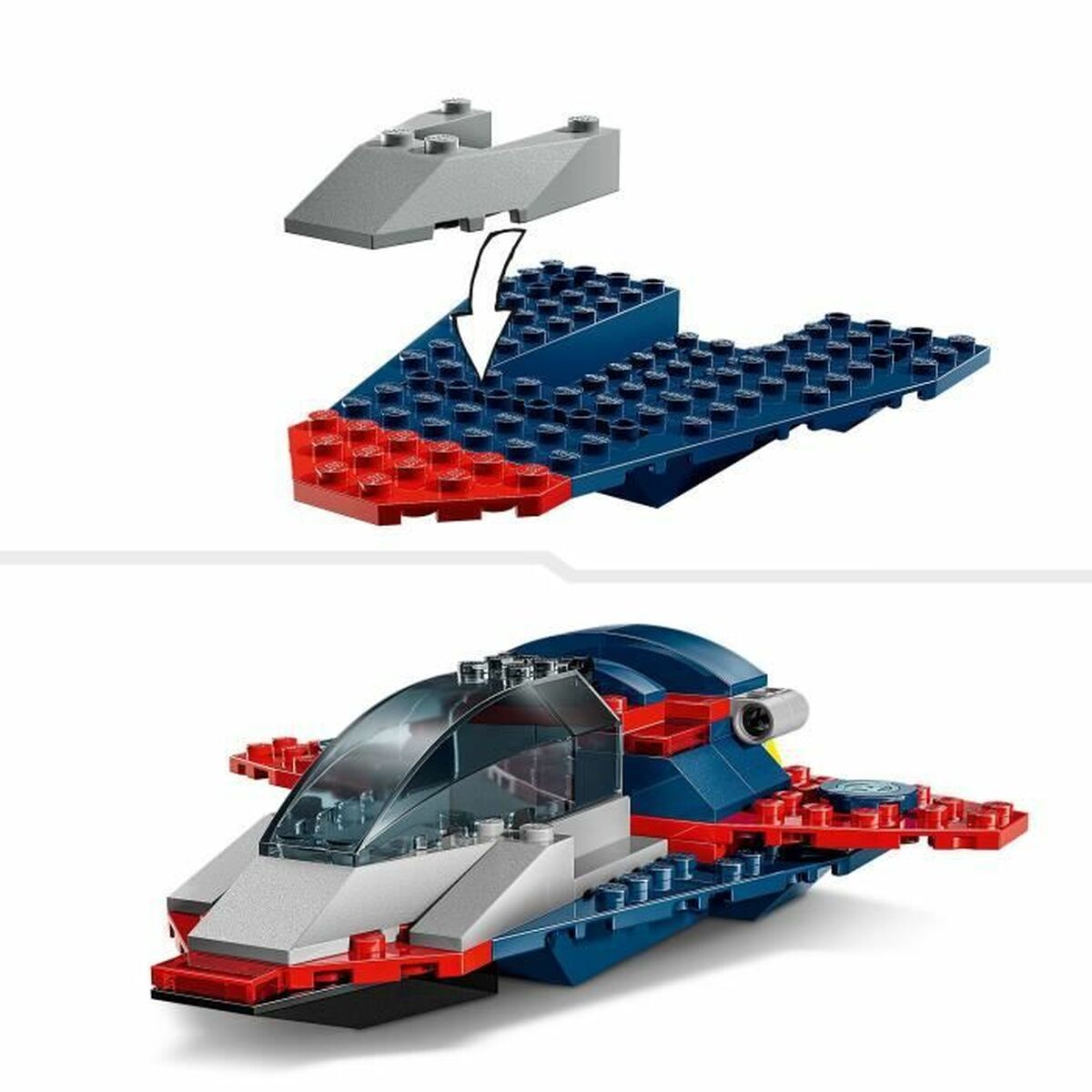 Set de construction Lego 76319 Captain America VS Thanos 107 Pièces