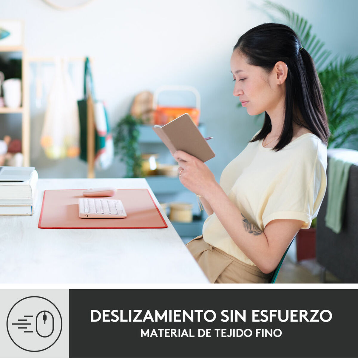 Tapis de Souris Logitech 956-000053 Rose