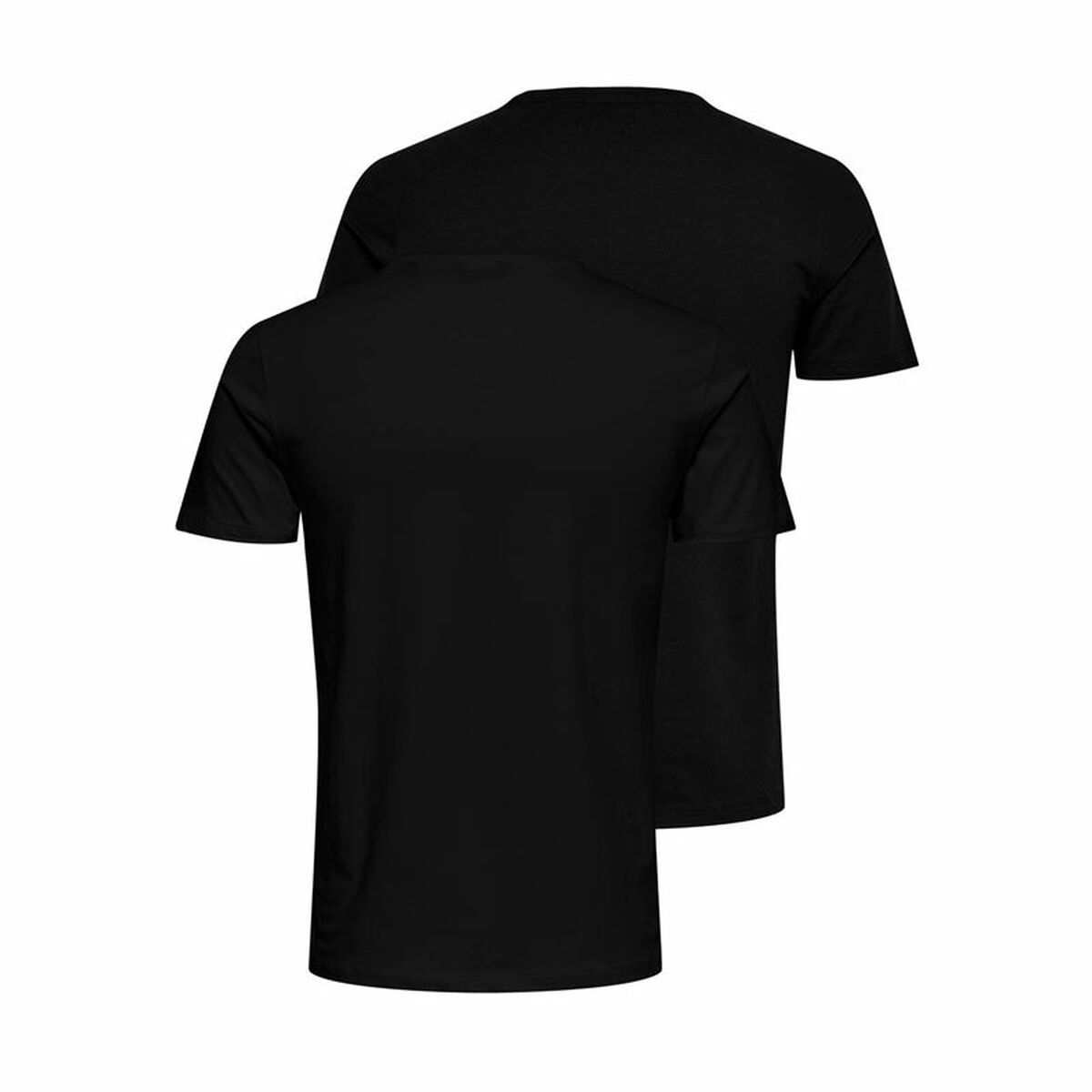 T-shirt à manches courtes homme Only & Sons basic Slim 2-Pack Noir 2 Unités (2 Unités) (L)