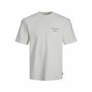 Maillot de Corps de Sport à Manches Coupe Jack & Jones Lisa Rednd Blanc