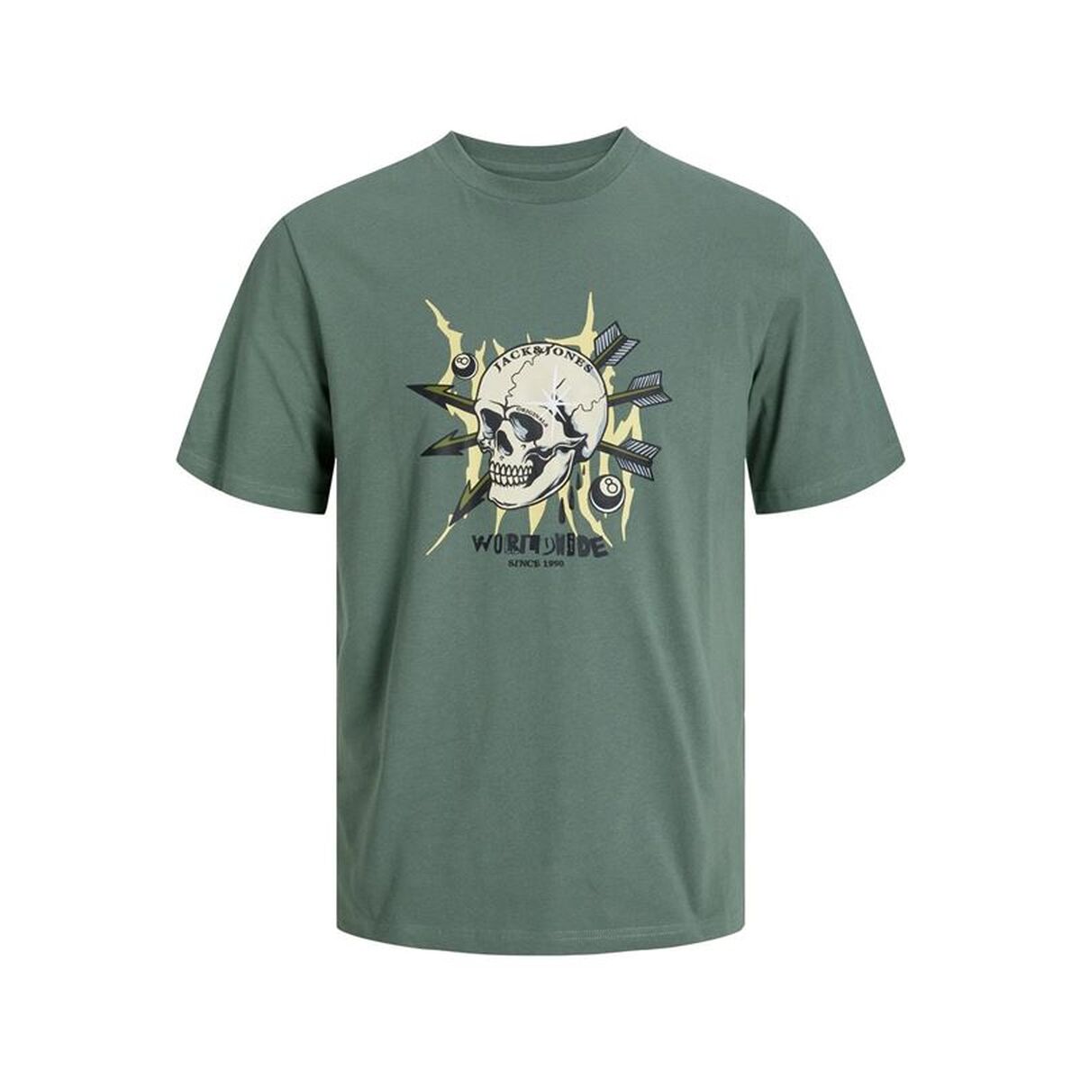 T shirt à manches courtes Enfant Jack & Jones Jorheavens Neck Olive