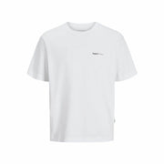 T-shirt à manches courtes homme Jack & Jones Jorvarenna Painted Blanc