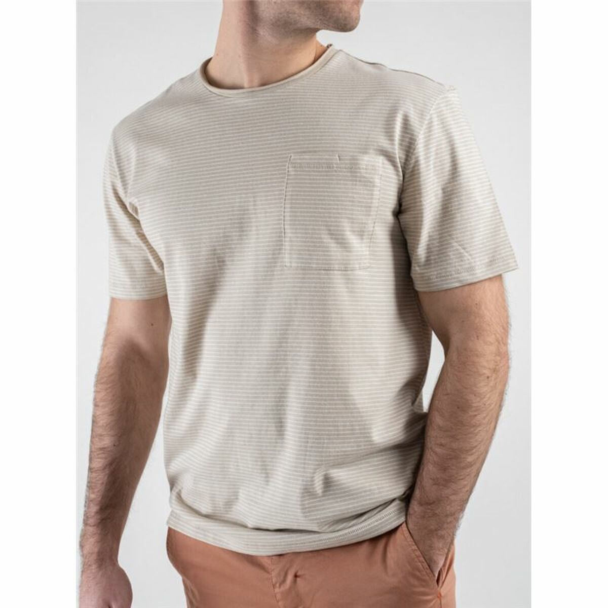 T-shirt à manches courtes homme Only & Sons Onsbale Reg Ss Beige