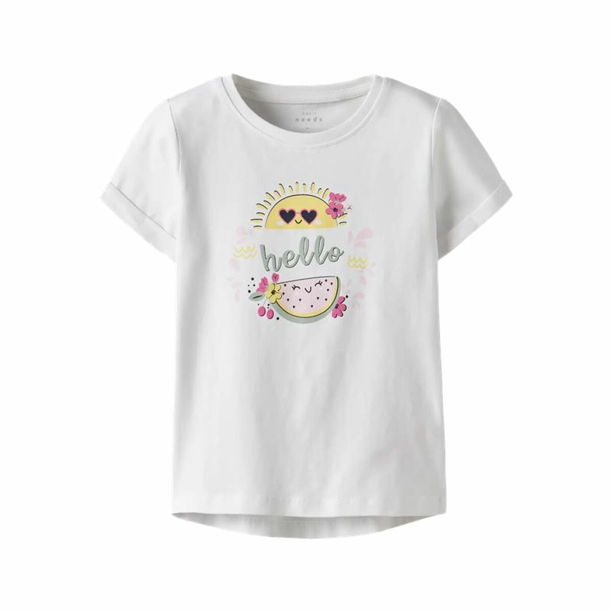 T shirt à manches courtes Enfant Name It Nmfvix