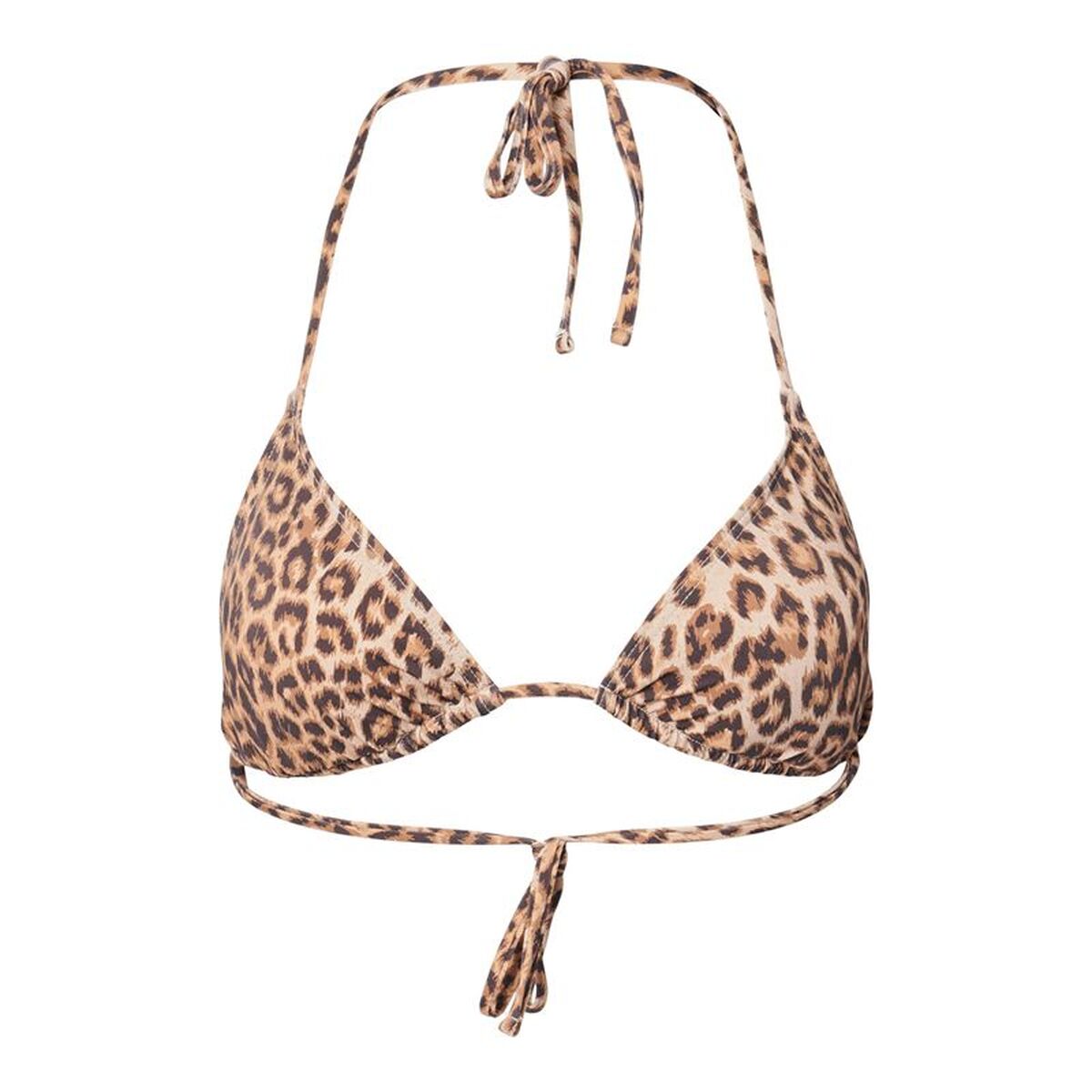 Bikini Pieces Pcbaomi Triangle Top Bc Leo Beige Léopard