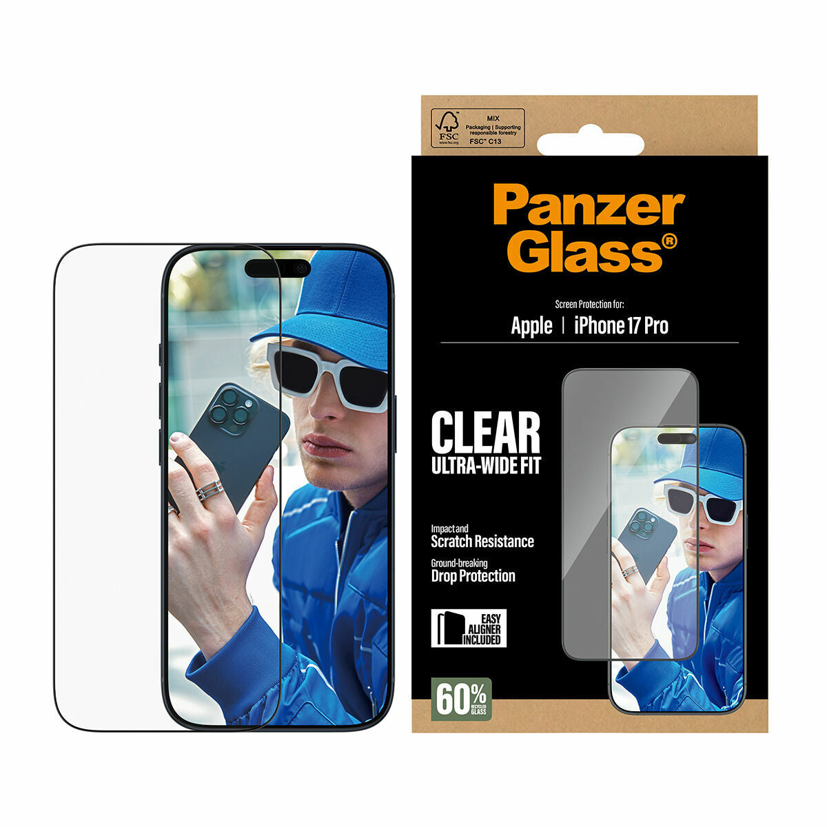 Film Protecteur pour Téléphone Portable Panzer Glass PG99748 Apple