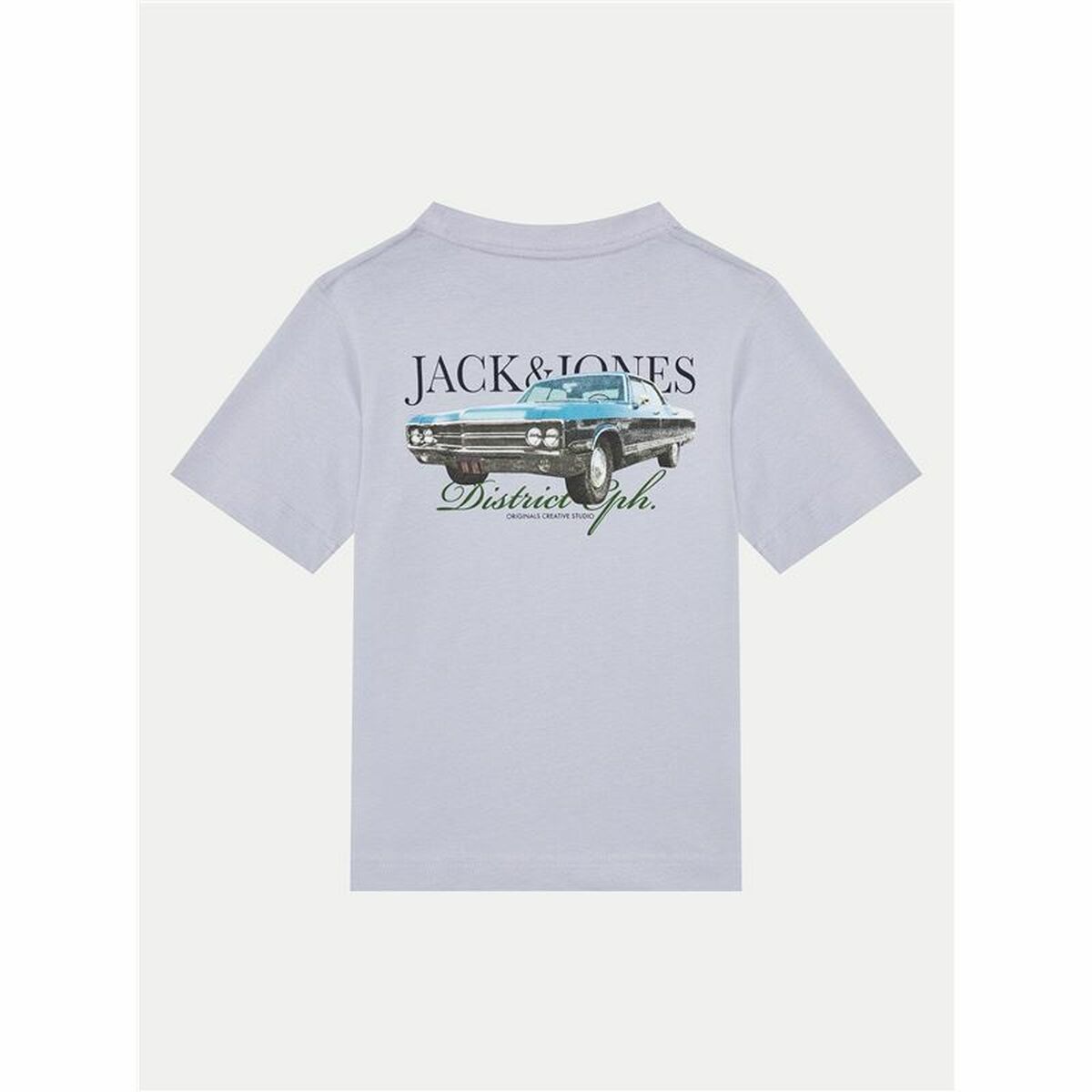 T shirt à manches courtes Enfant Jack & Jones Jorboston Photo w Neck Indigo