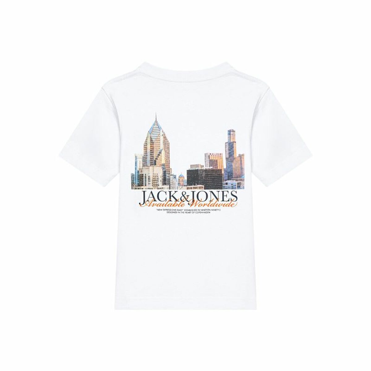 T shirt à manches courtes Enfant Jack & Jones Jorboston Photo w Neck