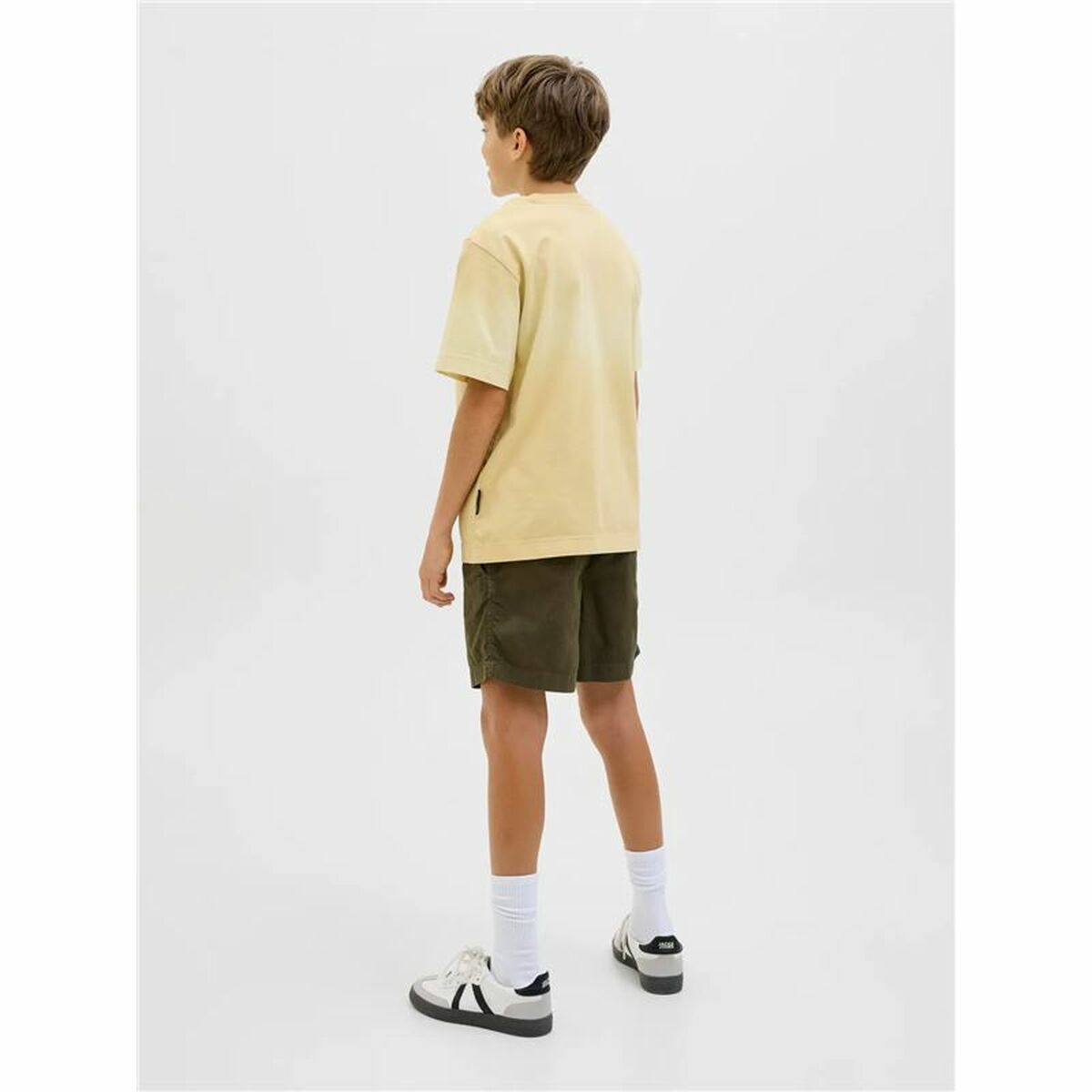 Pantalon court Jack & Jones Jpstjaiden Jjcampaign Olive Enfant Unisexe