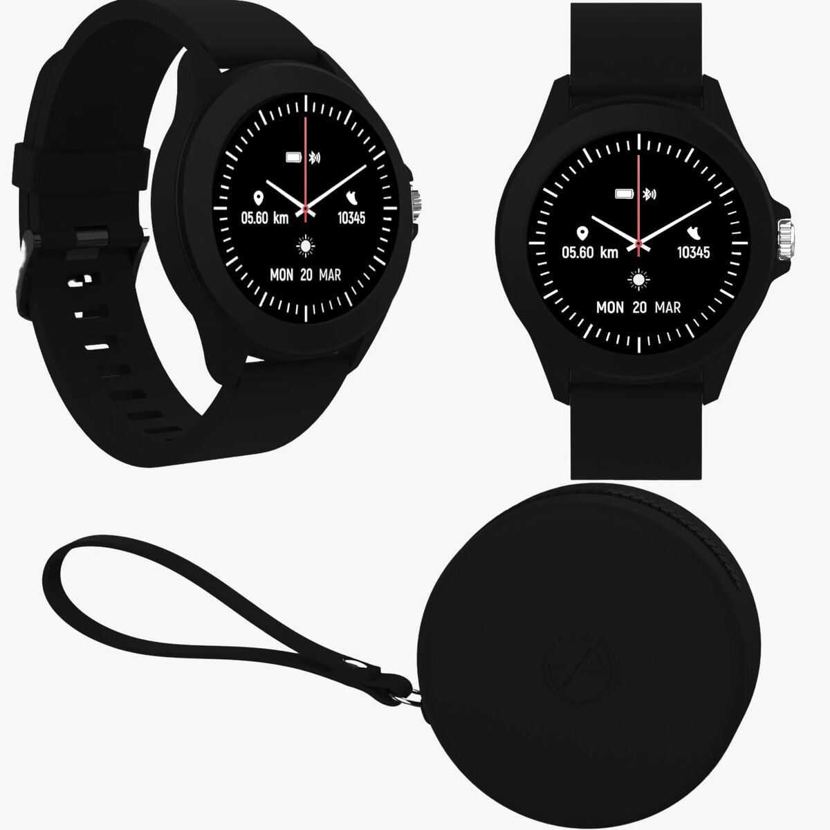 Montre intelligente Forever GSM175795 Noir