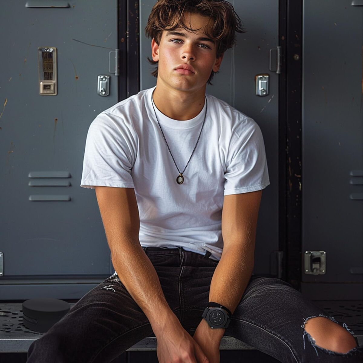 Montre intelligente Forever GSM175795 Noir