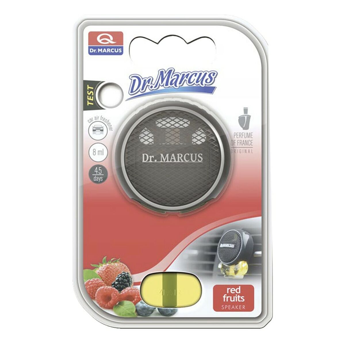 Désodorisant Pour Voiture Dr Marcus Speaker Fruits rouges 8 ml Plastique Parfum (8 Unités)