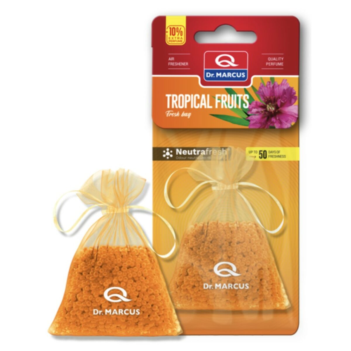 Désodorisant Pour Voiture Dr Marcus Fresh Bag Tropical Parfum Pochette