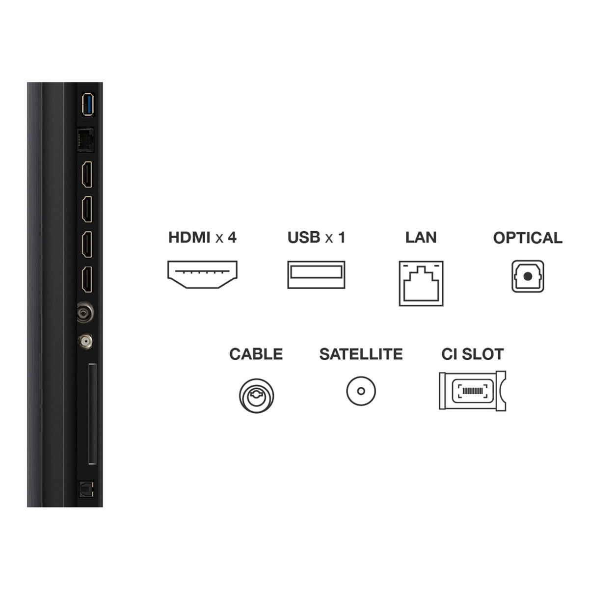 TV intelligente TCL 75C7K 75" 4K Ultra HD HDR QD Mini LED