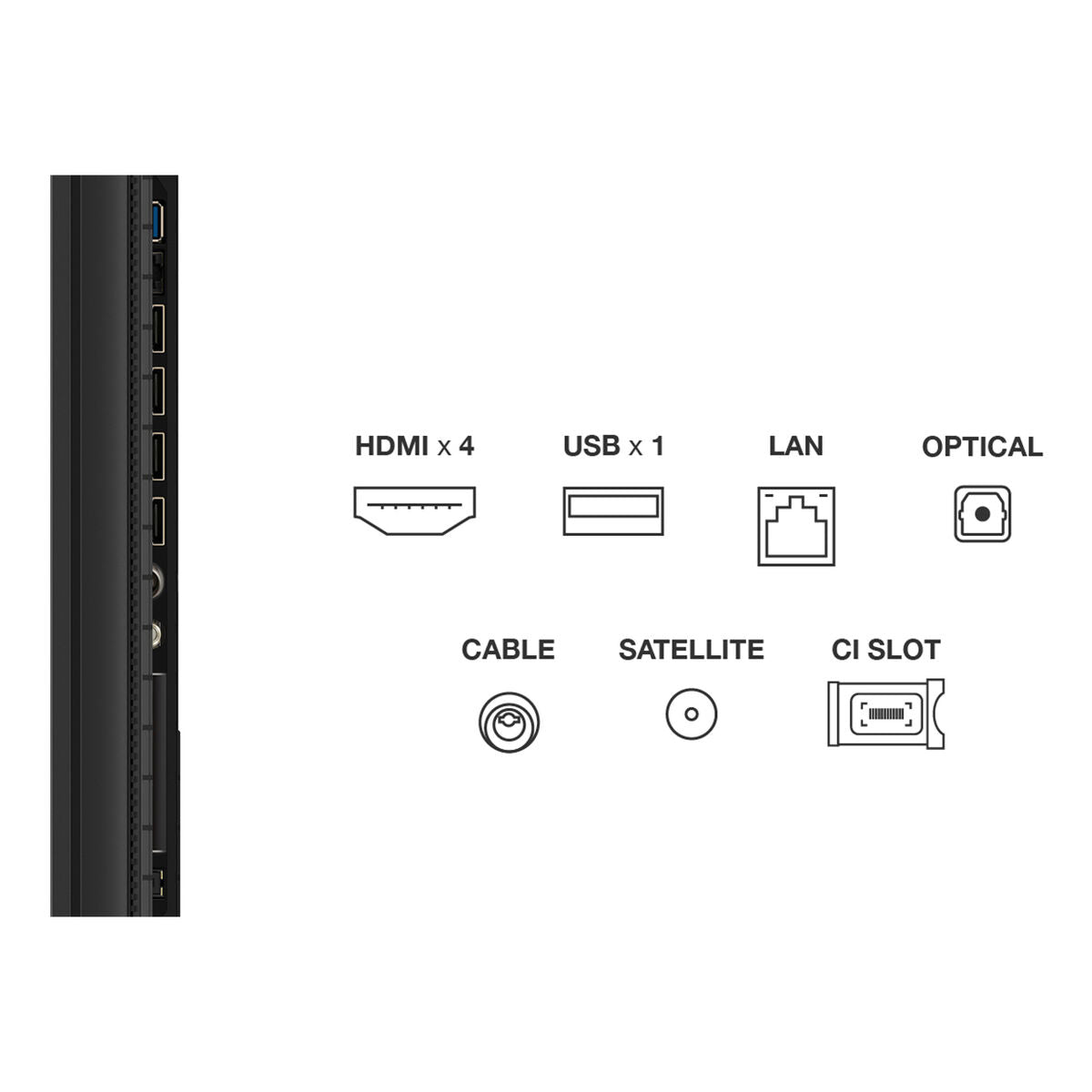 TV intelligente TCL 85P8K 85" 4K Ultra HD HDR QLED