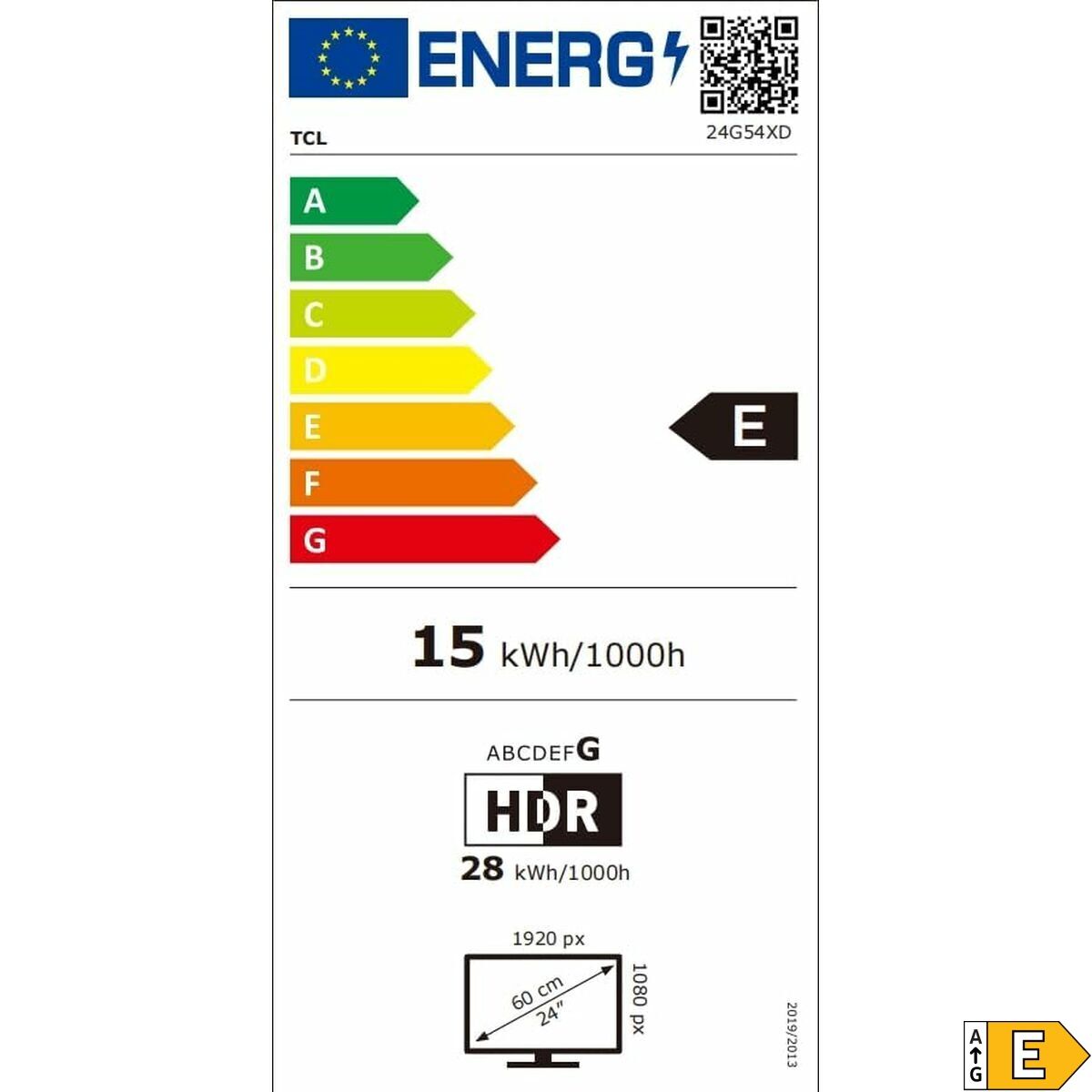 Écran TCL 24G54 23,8" Full HD
