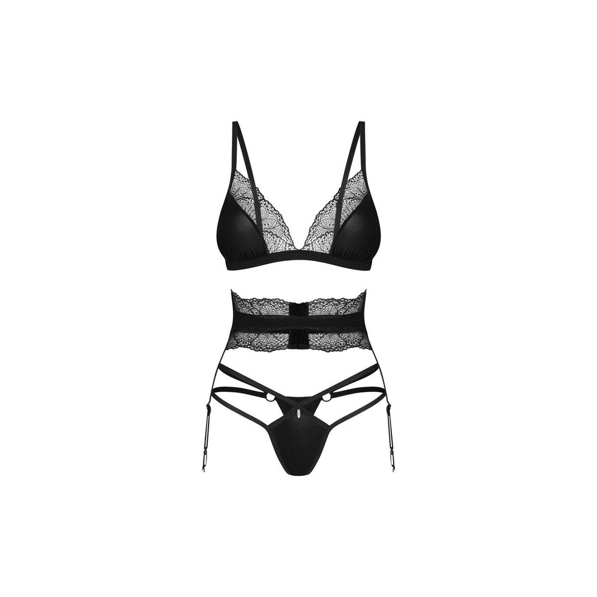 Ensemble de Lingerie Obsessive XS/S 3 Pièces